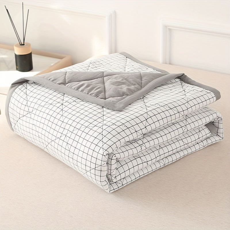 Avelena | Elegante Preppy Karomuster Sommerdecke für Kalte Nächte