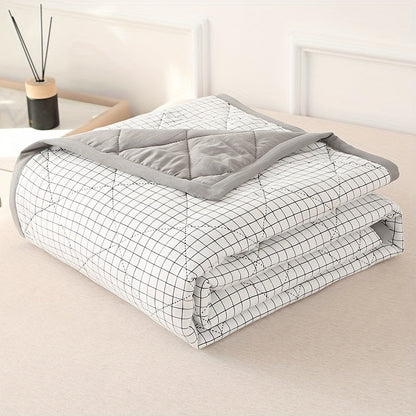 Avelena | Elegante Preppy Karomuster Sommerdecke für Kalte Nächte