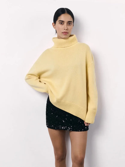 Avelena | Modischer, Weit Geschnittener Pullover für Frauen