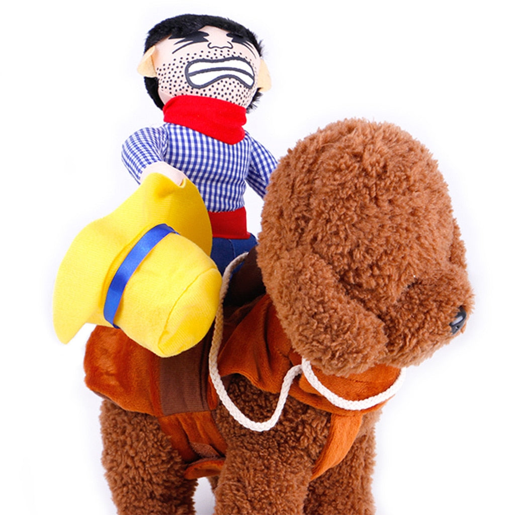 Avelena | Haustier Cowboy Reiter Hund und Katzenkostüm