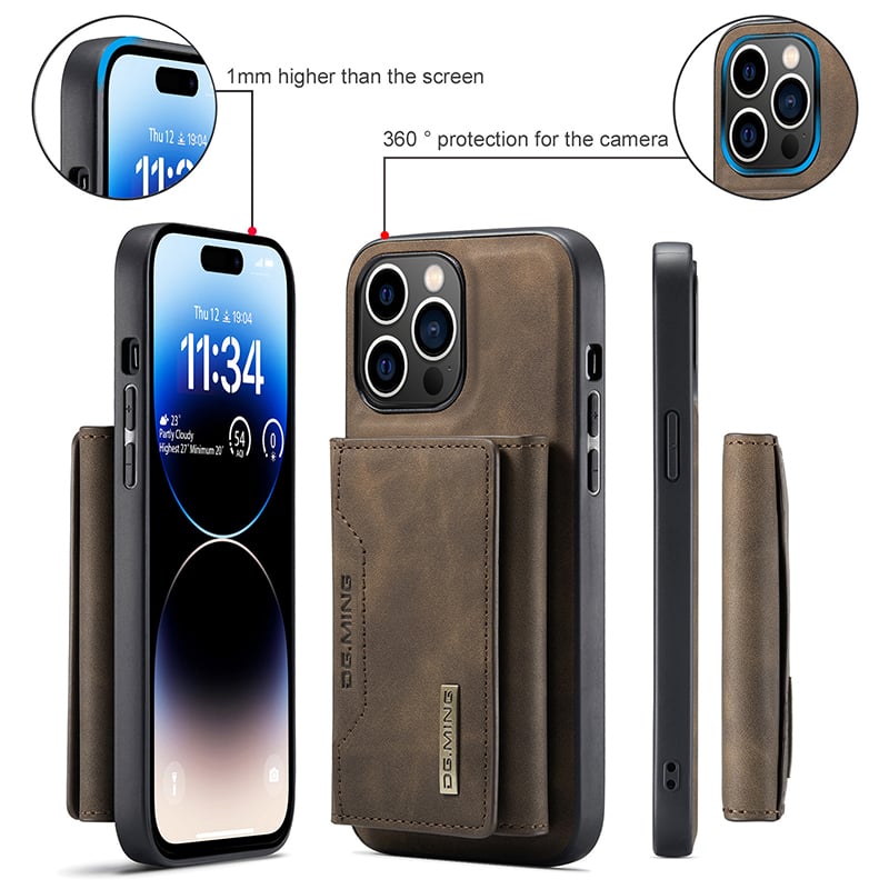 Avelena | 2-in-1-iPhone-Hülle mit abnehmbarer Brieftasche
