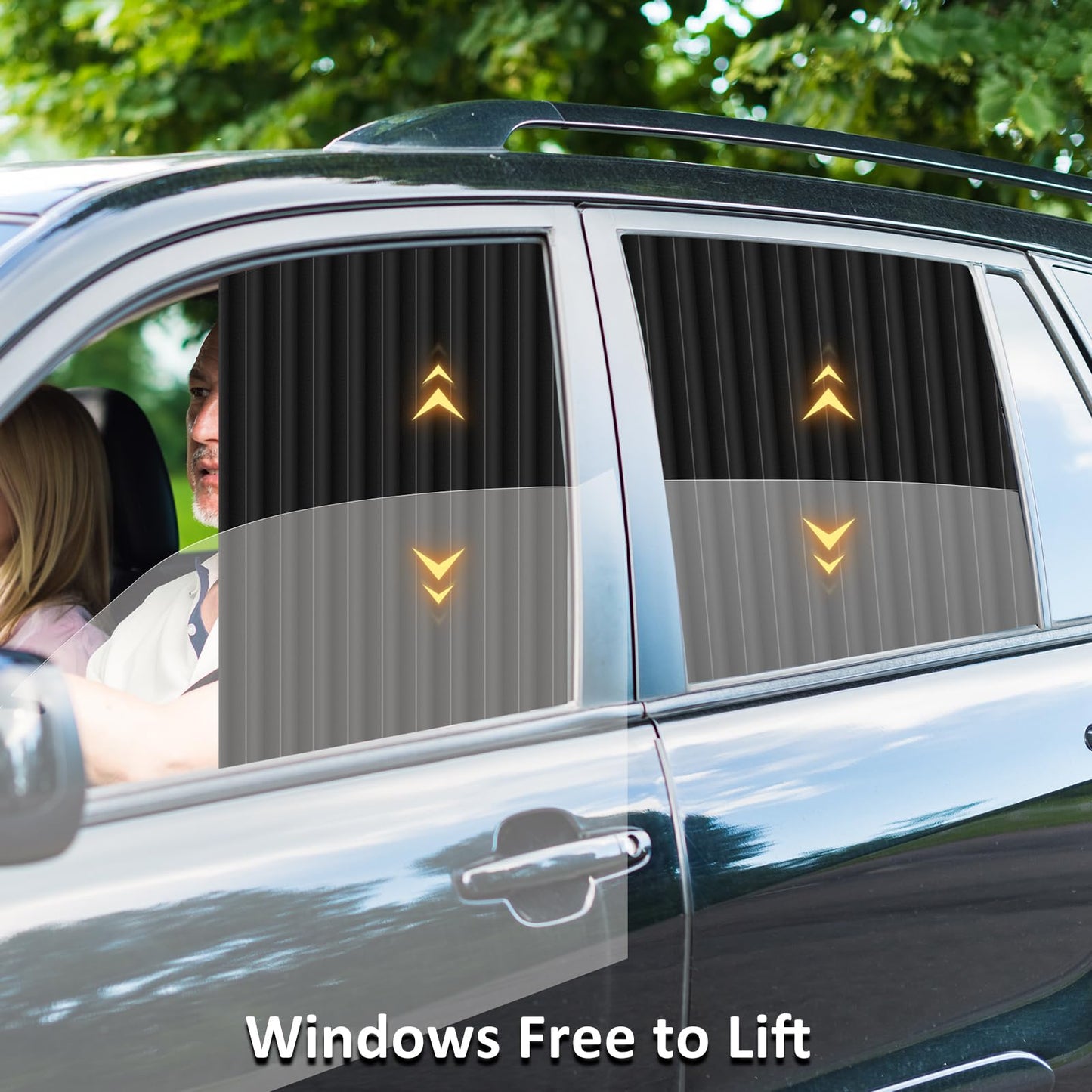 Avelena | Universelle Passform Magnetische Auto-Seitenfenster Privatsphäre Sonnenblende