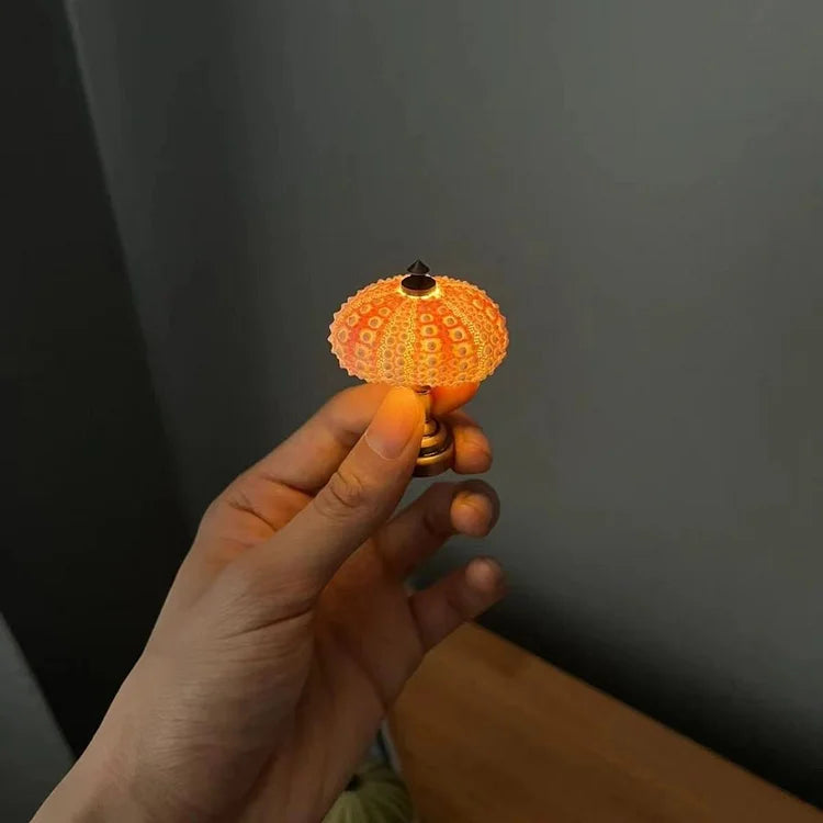 Avelena | Seeigel Nachtlampe - Lampe - Stimmungsvolle Beleuchtung