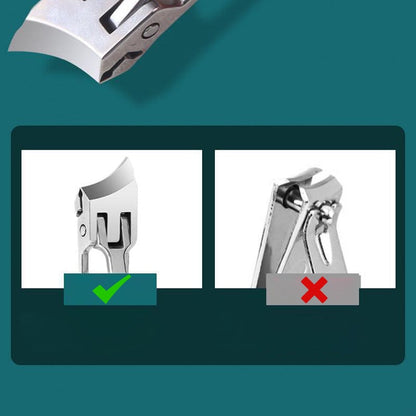 Avelena | Breite Kieferöffnung Anti-Splash Schräger Nagelclipper