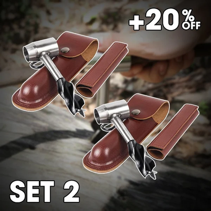 Avelena | Bushcraft Auger – Bushcraft Handbohrer-Schlüssel