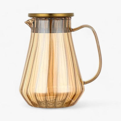 Avelena | 1,5L Glas Trinkkanne für heiße und kalte Getränke