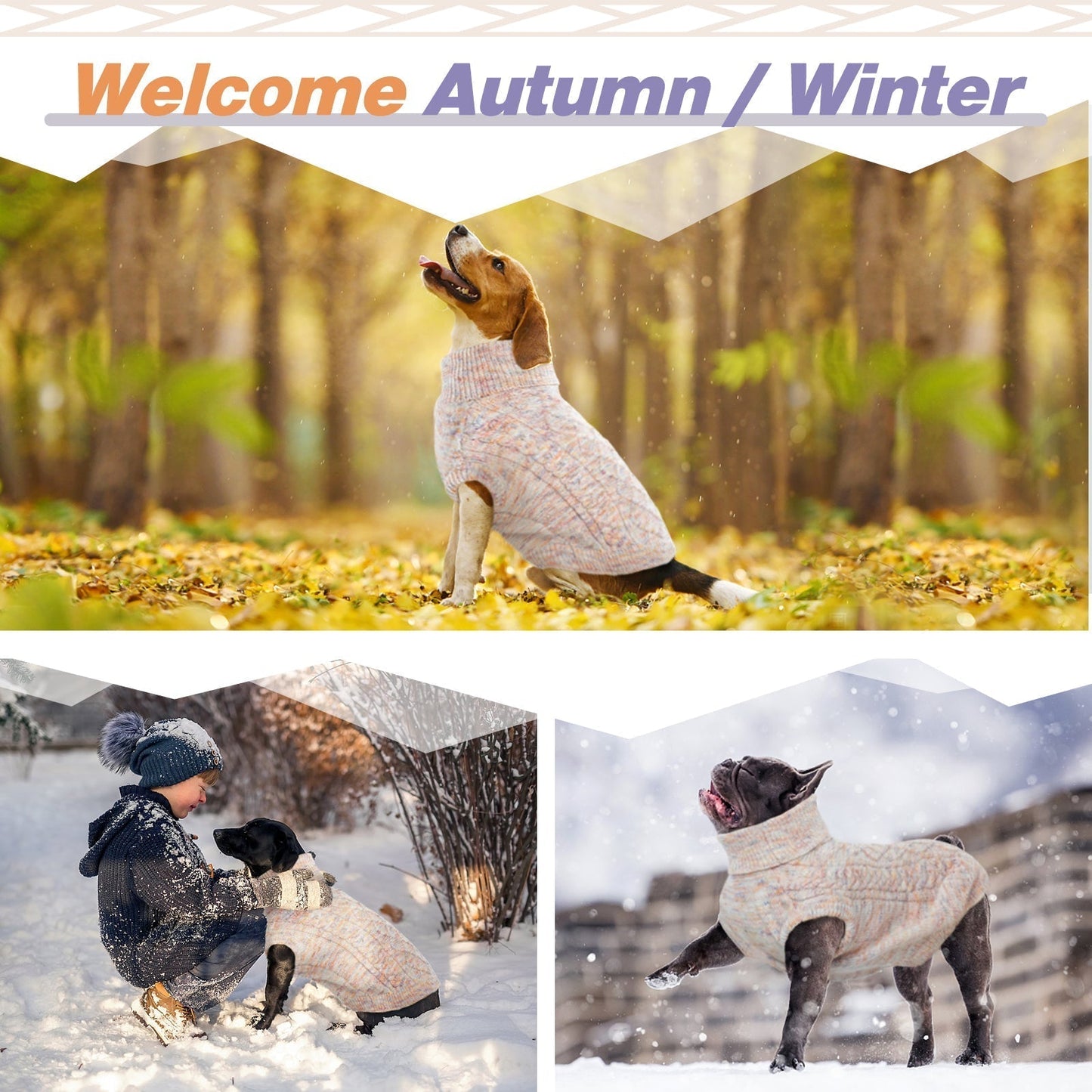 Avelena | Strickpullover für Kleine Hunde Perfekt für Kühle Jahreszeiten