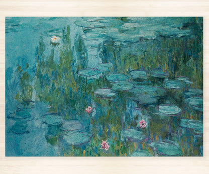 Avelena | Monet Wasserlilie PVC Eingangsmatte