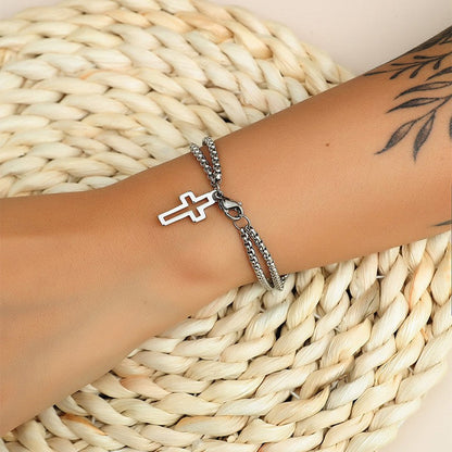 Avelena | Armband mit Kreuzausschnitt