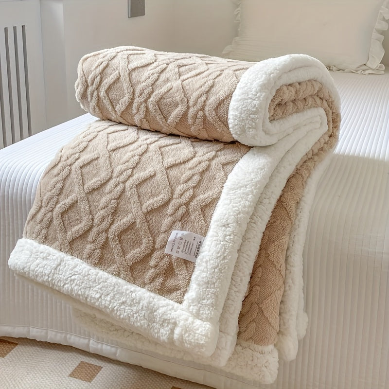 Avelena | CozyNest - Wendbare Fleece-Decke für Herbst und Winter