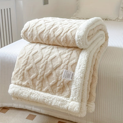 Avelena | CozyNest - Wendbare Fleece-Decke für Herbst und Winter