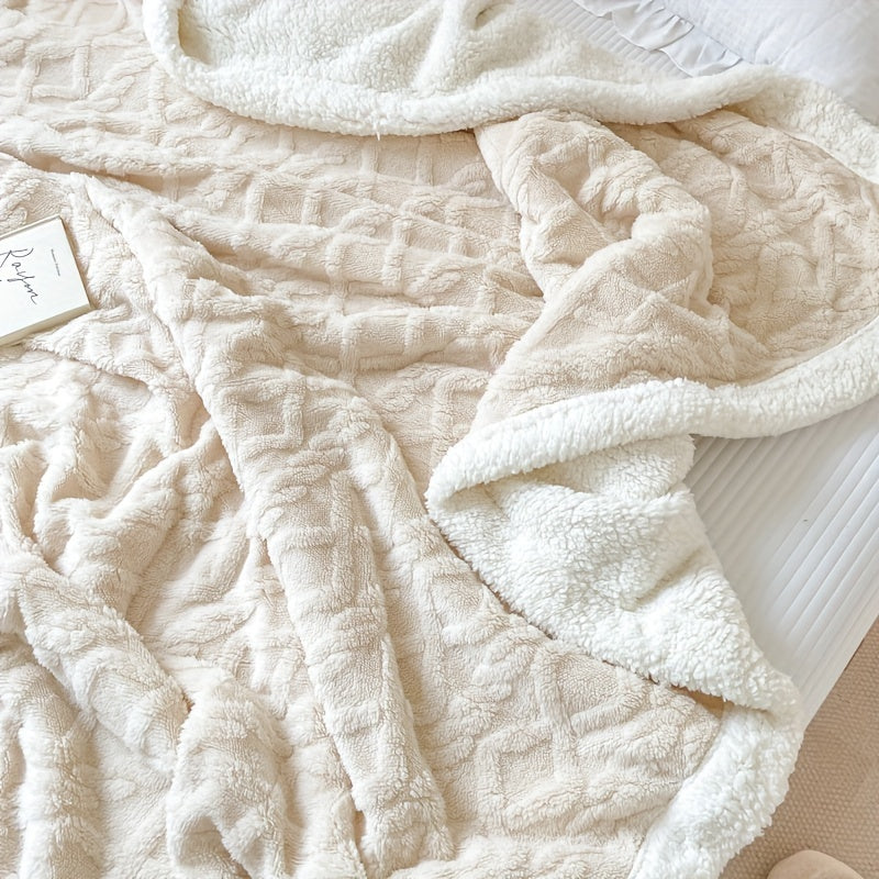 Avelena | CozyNest - Wendbare Fleece-Decke für Herbst und Winter