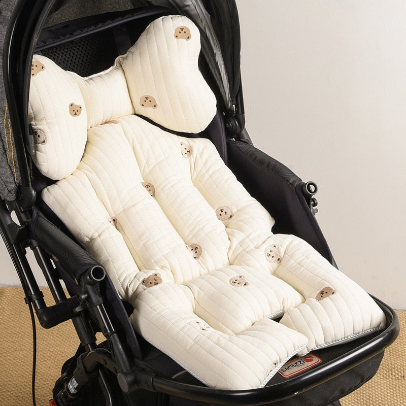 Avelena | Bequemes Kinderwagenkissen mit Stilvollen Drucken