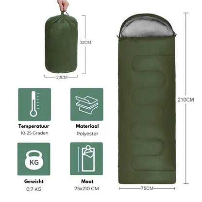 Avelena | Wärmeisolierter Camping-Schlafsack für Outdoor-Abenteuer