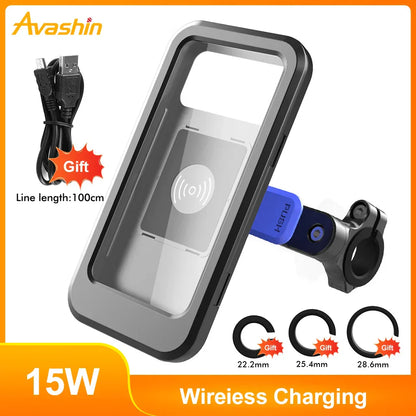 Avelena | 15W Powerbank-Wasserdichte Halterung für den Fahrradlenker