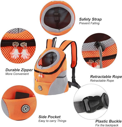 Avelena | Hundeträger Rucksack Welpen Tasche Kleine Haustier Fronttasche Mit Atmungsaktiv