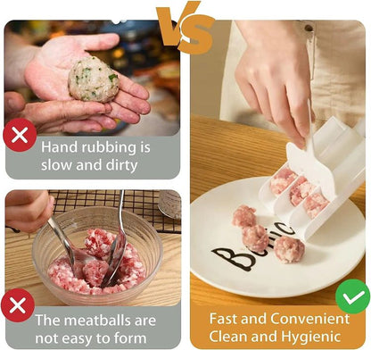 Avelena | 👍🧑‍🍳Kreative Küche Dreifach-Fleischbällchenmaschine🥩