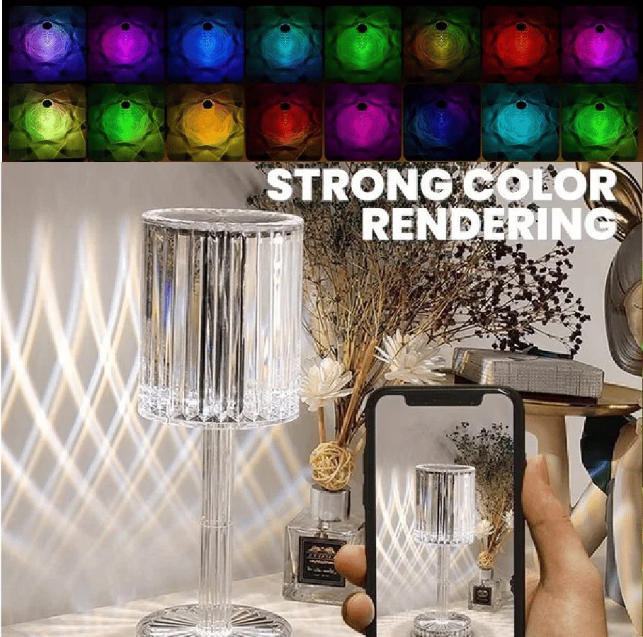 Avelena | Berührungskontrolle Gatsby Kristalllampe