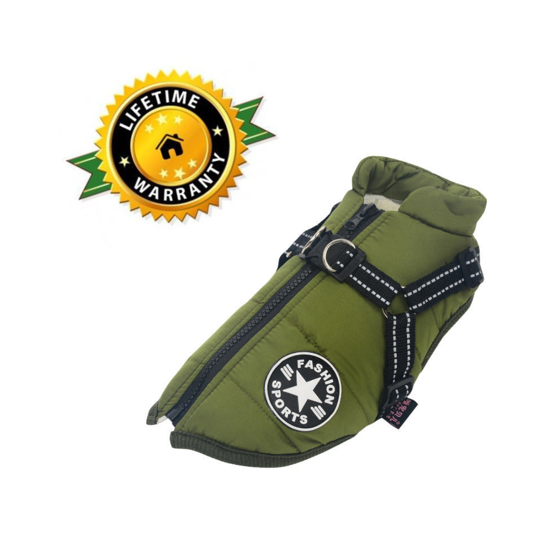 Avelena | BlizzardKnacker  Wasserdichte Winterjacke mit integriertem Klettergurt