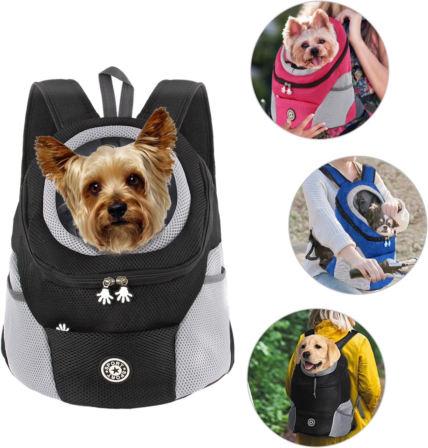 Avelena | Hundeträger Rucksack Welpen Tasche Kleine Haustier Fronttasche Mit Atmungsaktiv