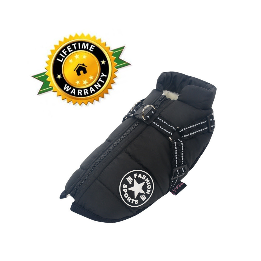 Avelena | BlizzardKnacker  Wasserdichte Winterjacke mit integriertem Klettergurt