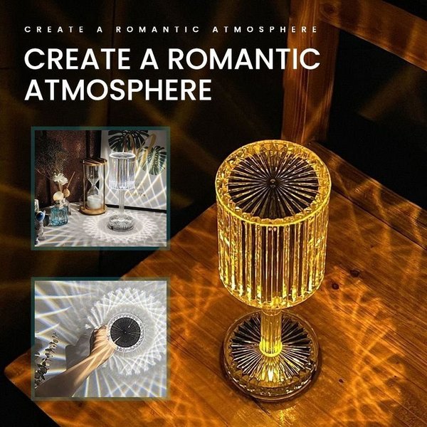 Avelena | Berührungskontrolle Gatsby Kristalllampe