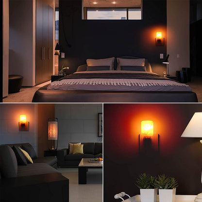 Avelena | Naturkristall Himalaya Salzlampe | Stecker Nachttischlampe