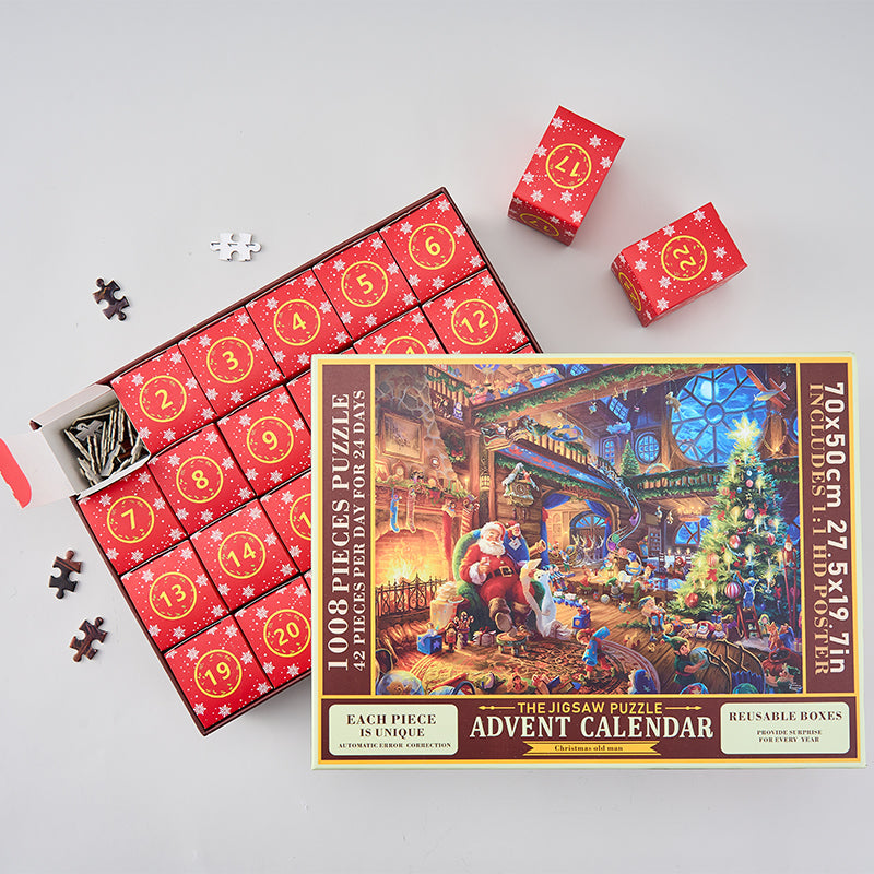 Avelena | Adventskalender Weihnachtspuzzle