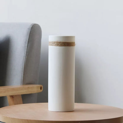 Avelena | Stilvolle Vase mit Natürlichen Jute Details