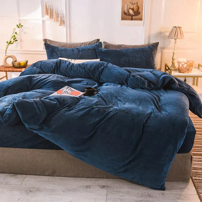 Avelena | Silkcloud Bettbezug Gemütlicher Fleece Bettbezug für Unvergleichliches Schlaferlebnis
