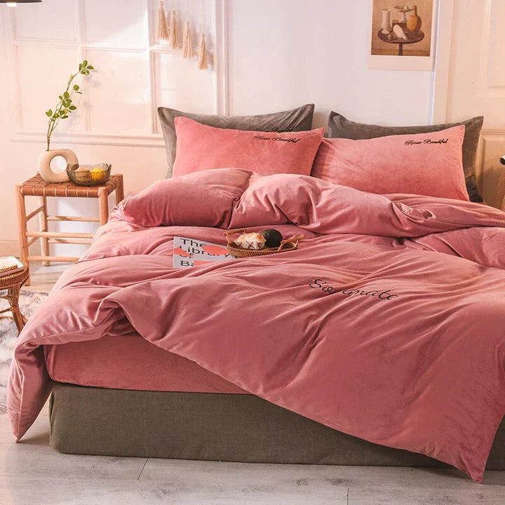 Avelena | Silkcloud Bettbezug Gemütlicher Fleece Bettbezug für Unvergleichliches Schlaferlebnis