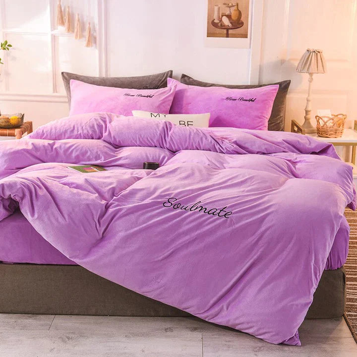 Avelena | Silkcloud Bettbezug Gemütlicher Fleece Bettbezug für Unvergleichliches Schlaferlebnis