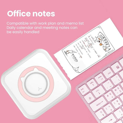 Avelena | Mini tragbarer mobiler Telefon-zu-Fotodrucker Sofort kleine Aufkleber Emoji-Bild Thermo-Bluetooth-Verbindung