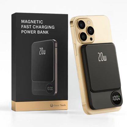 Avelena | ChargeSphere | Magnetische Powerbank – Schnelles und Sicheres Laden unterwegs