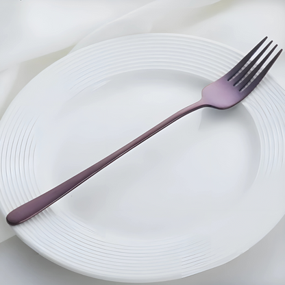 Besteckset Modern Edelstahl Tischgabeln