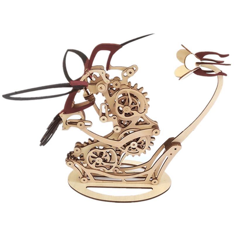 Avelena | 3D Holzmechanisches Kolibri