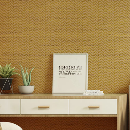 Avelena | Hochwertige, Fleckenresistente Leinenoberfläche Tapete 33' X 20,5" Asien-Inspirierte Wanddekoration für Das Wohnzimmer