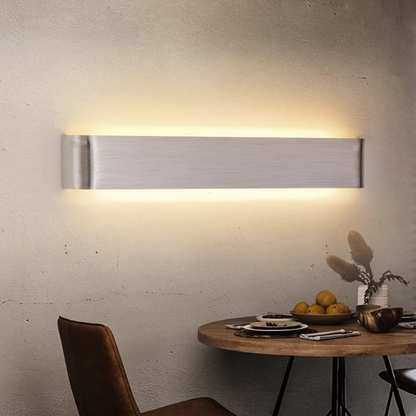 Avelena | Nordic LED Wandleuchte - Moderne gebürstete Aluminium Innenwandleuchte
