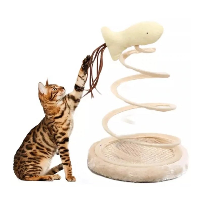 Avelena | Mus Plush Spiral Draht Frühling Spielzeug