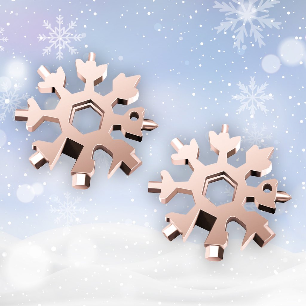 Avelena | 18-in-1 Edelstahl Schneeflocken Multi-tool