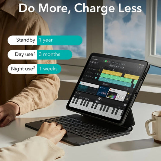 Avelena | TabGuard | iPad Tastaturhülle – Touchpad mit Multi-Touch