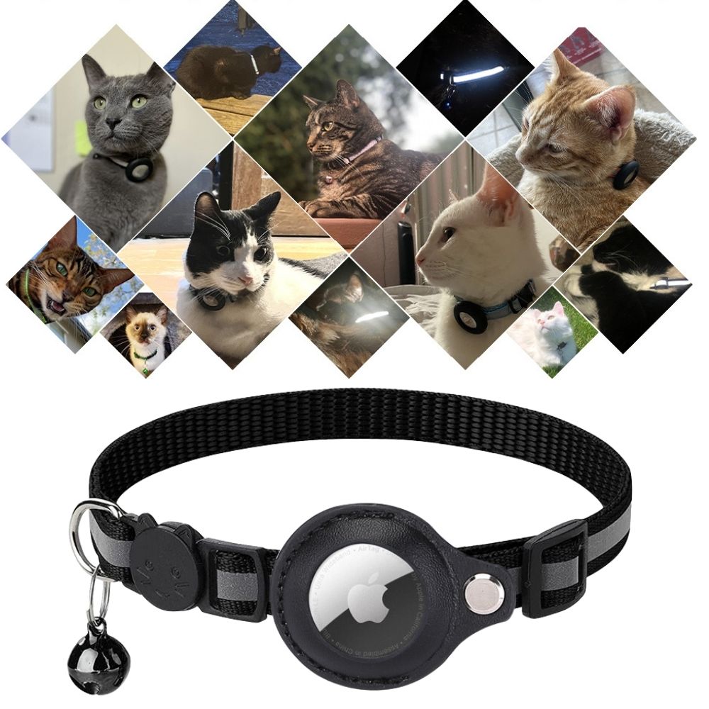 Avelena | Katzen GPS Tracker Halsband | Schnellverschluss, reflektierendes Design & strapazierfähig für Outdoor-Sicherheitsabenteuer
