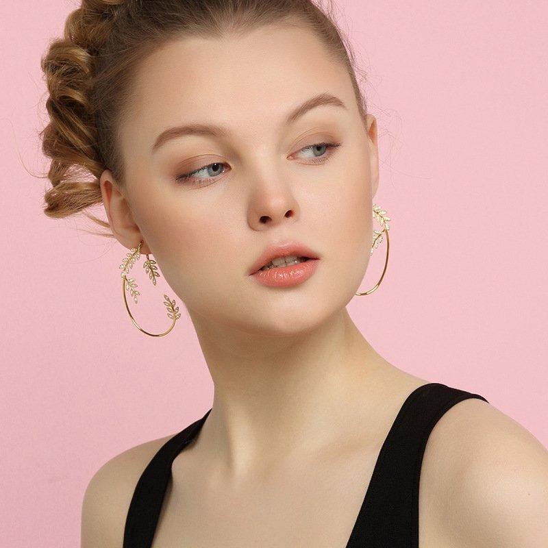 Avelena | Glänzende Zirkon Ohrringe