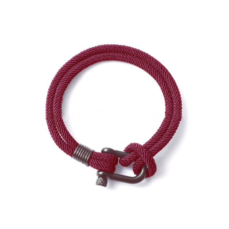 Avelena | Geformte Schnalle Nylon Geflochtenes Armband