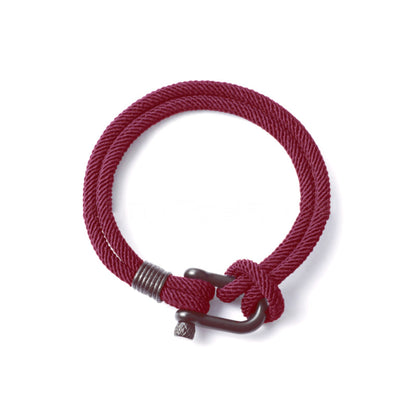 Avelena | Geformte Schnalle Nylon Geflochtenes Armband
