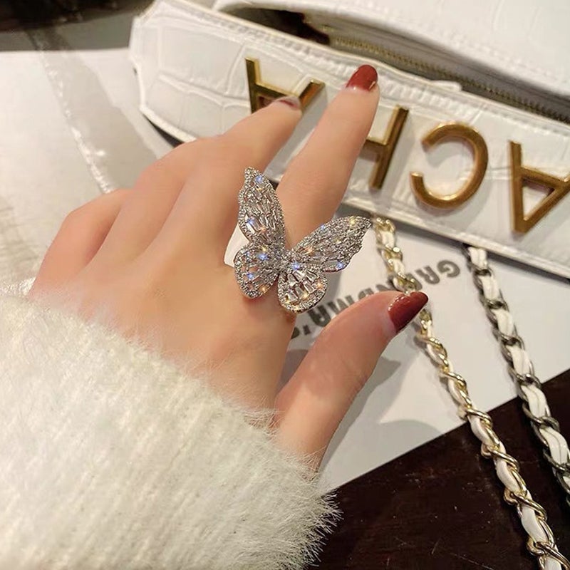 Avelena | Ziron Schmetterling Ring