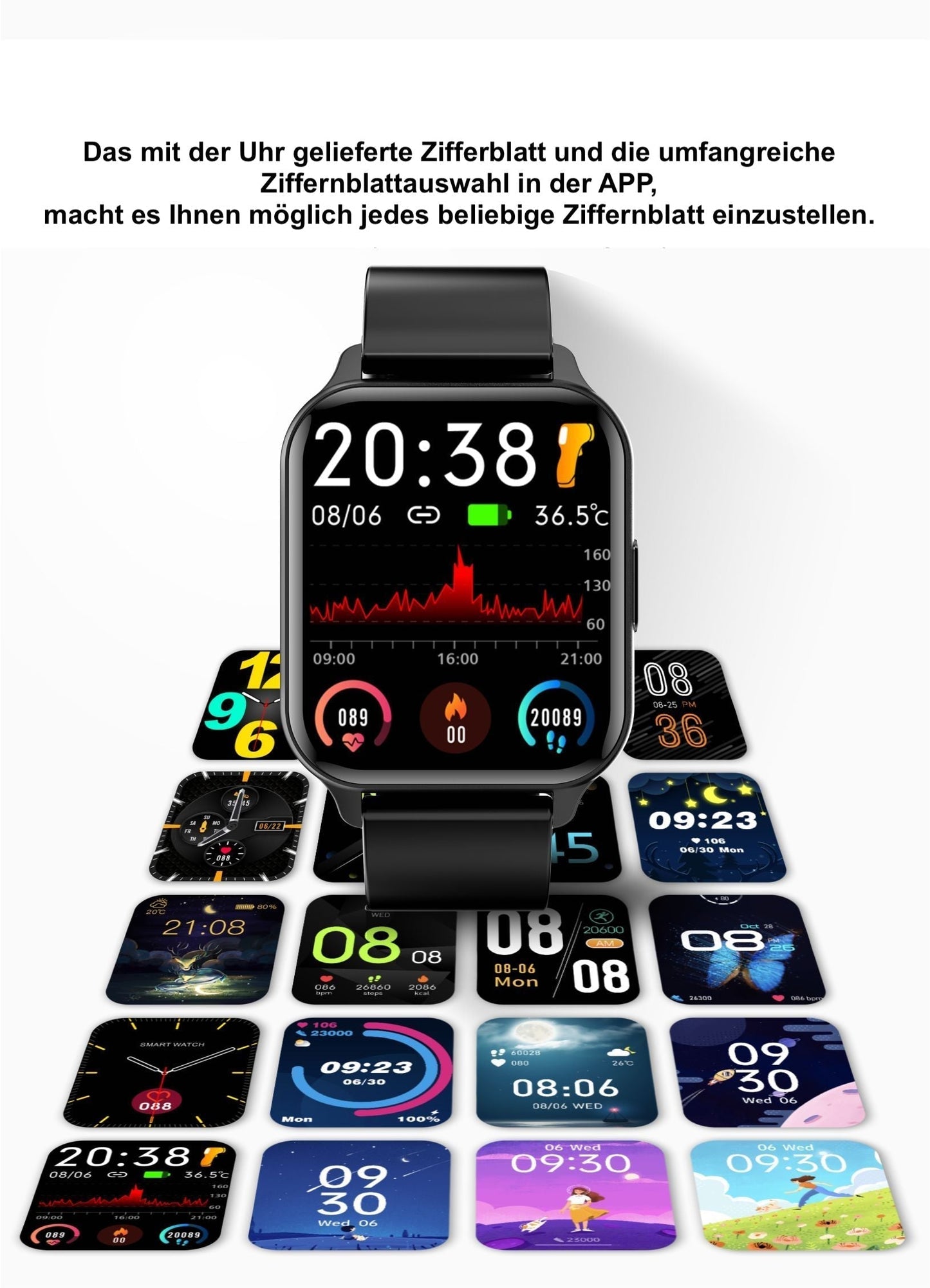 Avelena | 360° Fitsmartwatch Pro2