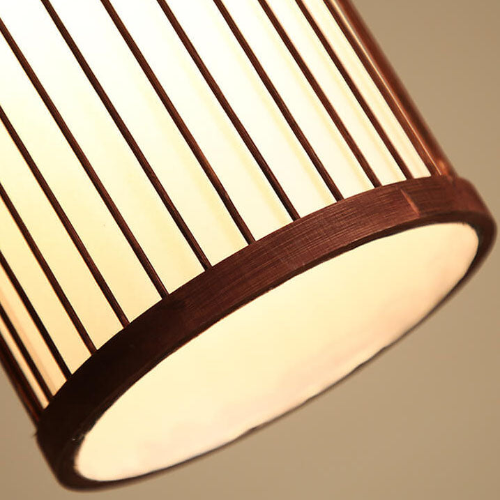 Avelena | Bambora Zen Pendelleuchte | Handgewebte Bambus-Laterne | Japanisches Design | Natürliche Eleganz