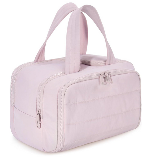 Avelena | Damen Kulturtasche groß | Wasserdicht & Auslaufsicher | Leichtes Twill-Gewebe | 4 Fächer Reise-Organizer