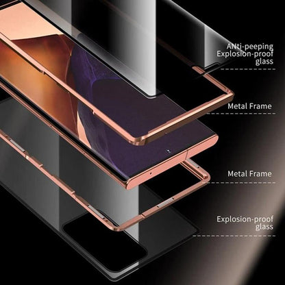 Avelena | Samsung Anti-Peep Gehärtetes Glas Handyhülle
